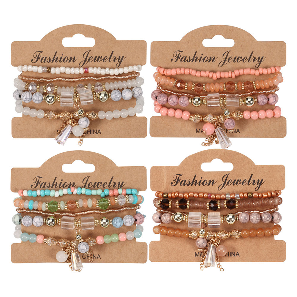 Jewelry Making Kits For Girls - Set Gelang Manik-manik Tumpuk Gaya Boho