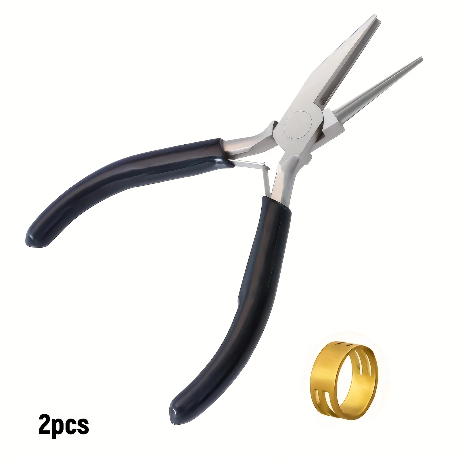Jewelry Plier Set - 2/1 buah tang hidung runcing hitam