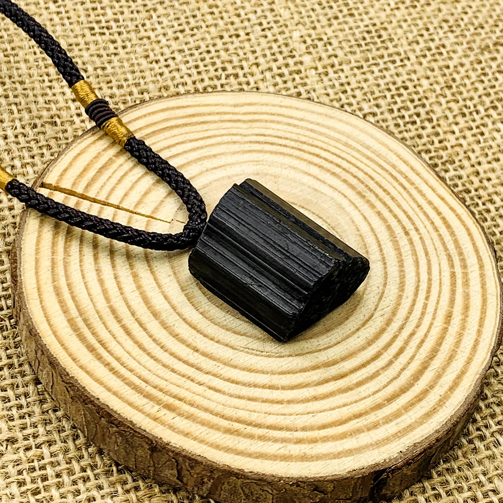 Jewelry Making Raw Materials - Kalung Batu Turmalin Kristal Kaca Alami