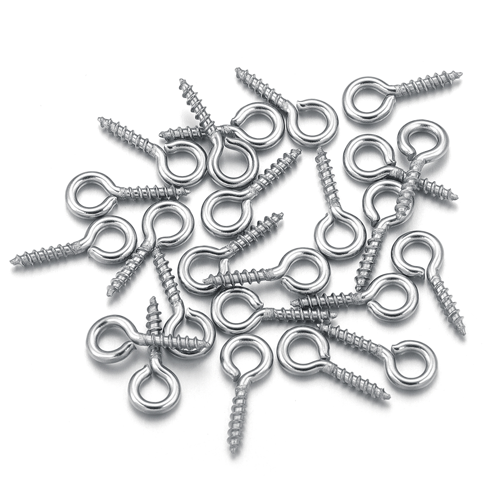 Jewelry Making Wire - 100 Buah/Lot Pin Mata Sekrup Mini
