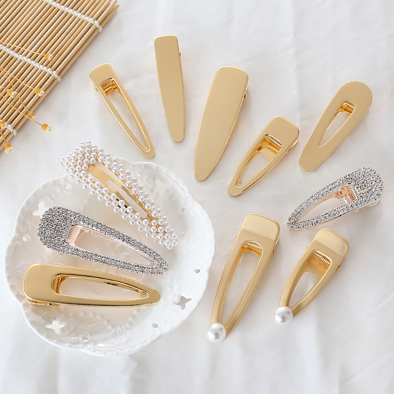 Jewelry Making Kits For Girls - 10 Buah Jepit Rambut Emas Logam