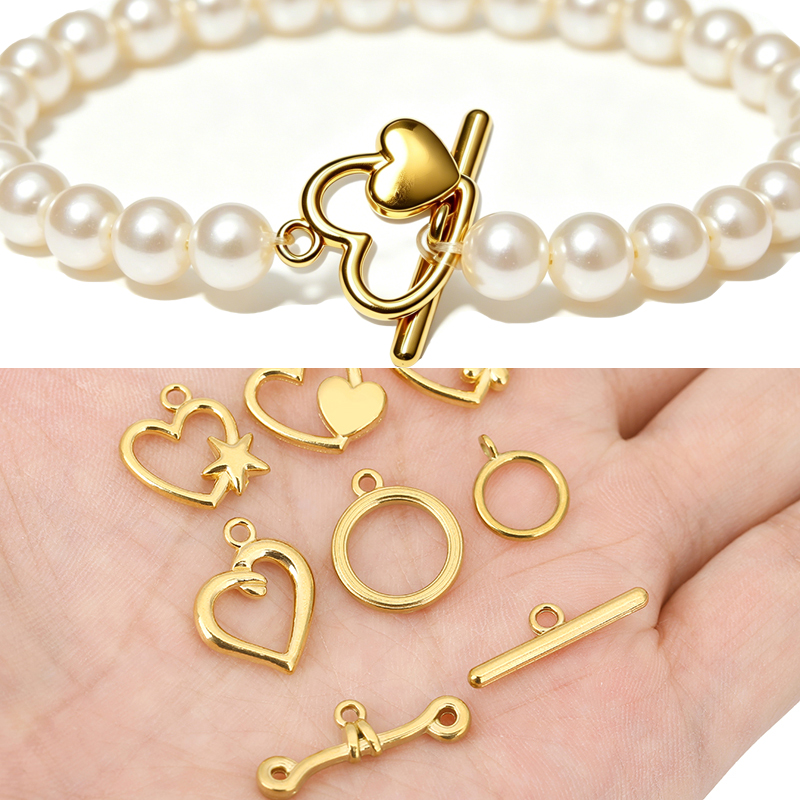 Jewelry Making Hardware - 5 Set Kait Pengait Gelang Baja