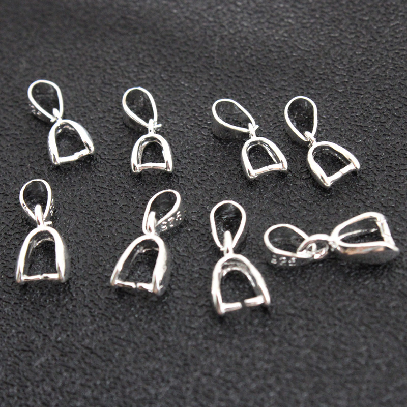 Jewelry Making Hardware - 10 Buah 925 Perak Murni Berlapis