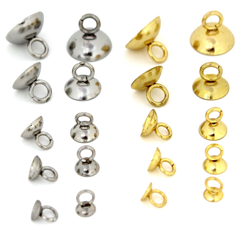 Jewelry Making Bead - 20Pcs 4/5/6/8/10mm Manik-Manik Baja Tahan Karat