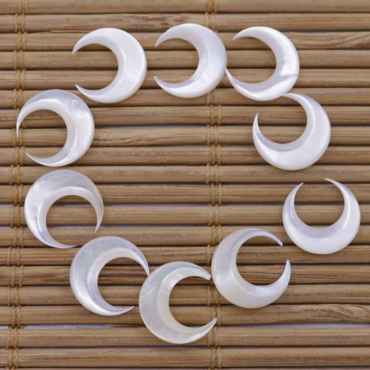 Jewelry Making Drill - 10 PCS Cangkang Mutiara Alami Bentuk