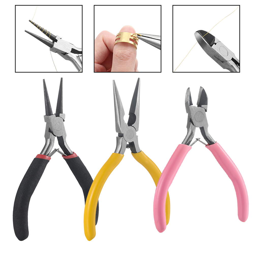 Jewelry Plier Set - 3 buah/Set 3 gaya tang perhiasan