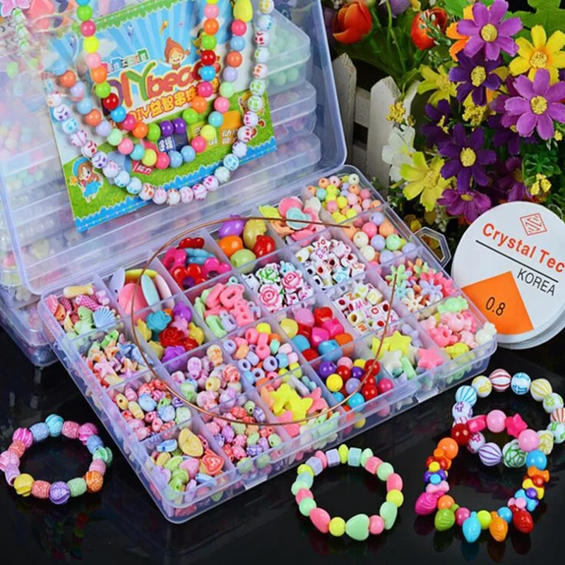 Jewelry Making Kits For Girls - Set manik-manik DIY anak perempuan, Kit
