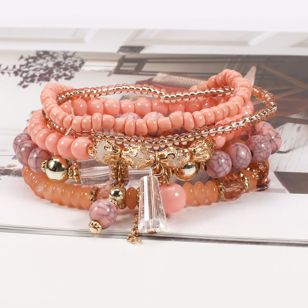 Set Gelang Manik-manik Tumpuk  - Jewelry Making Kits For Girls ulasan dan harga