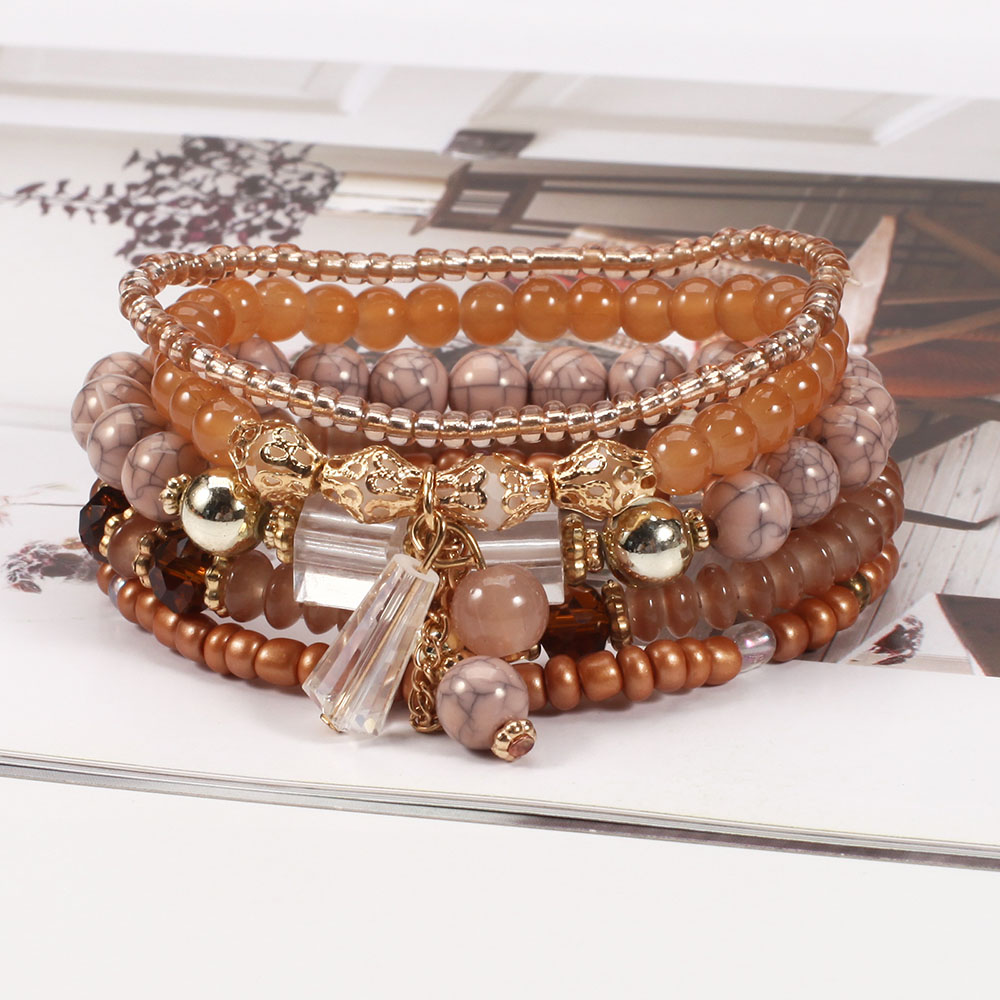 Set Gelang Manik-manik Tumpuk  - Jewelry Making Kits For Girls ulasan dan harga
