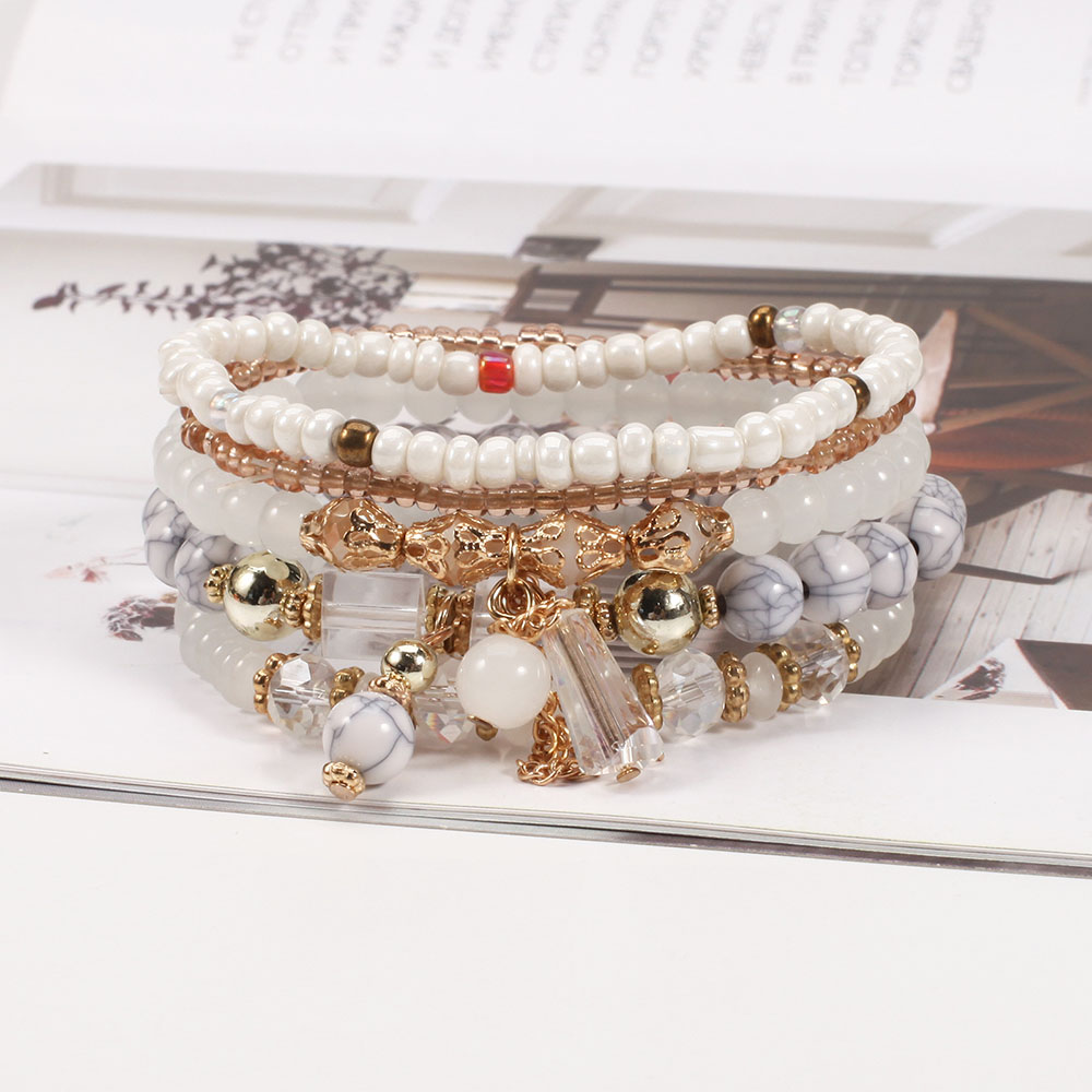 Set Gelang Manik-manik Tumpuk  - Jewelry Making Kits For Girls ulasan dan harga