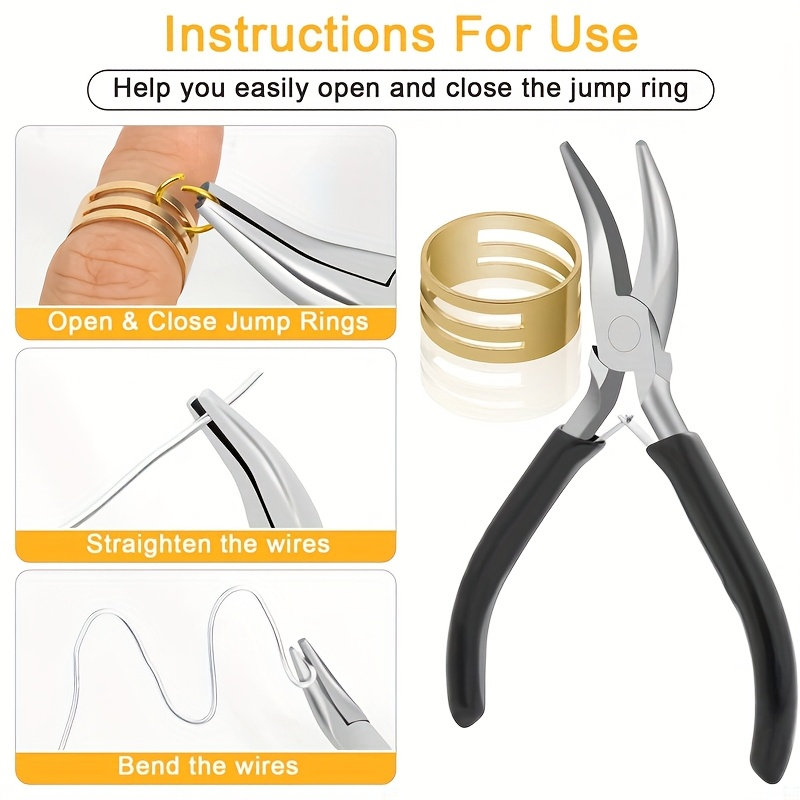 2 buah Tang Mulut Lengkung Ser - Jewelry Plier Set ulasan dan harga