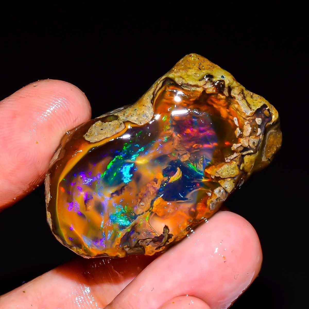 Batu Opal Etiopia Alami Mentah - Jewelry Making Raw Materials ulasan dan harga