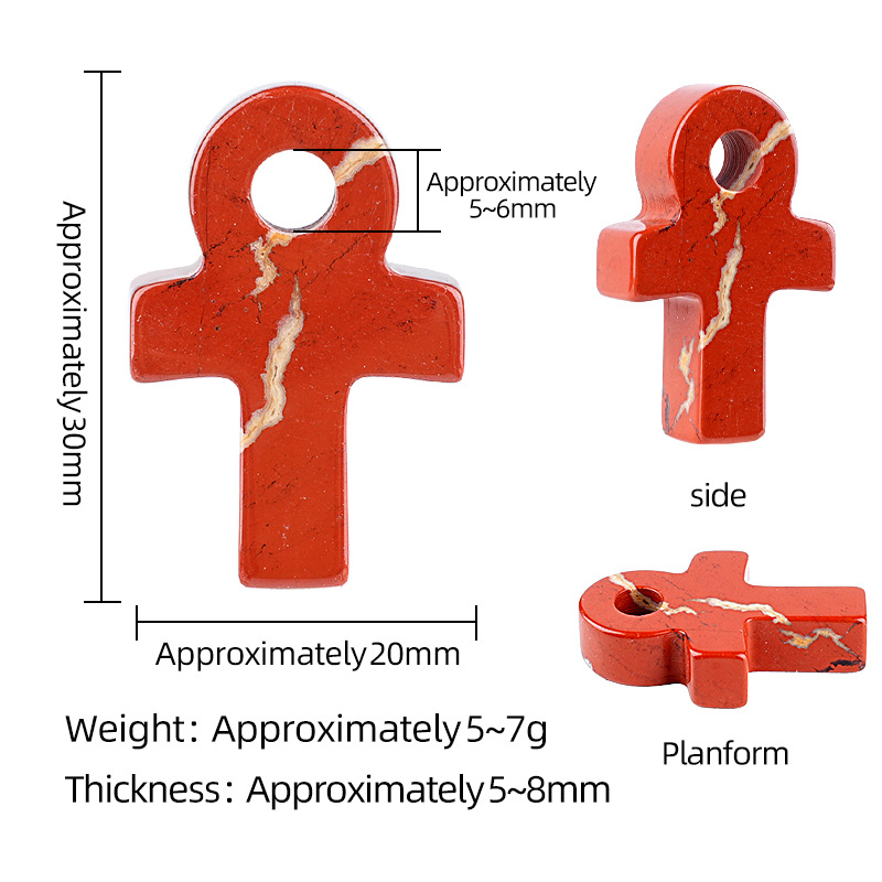 Liontin Salib Ankh Batu Akik W - Jewelry Making Michaels ulasan dan harga