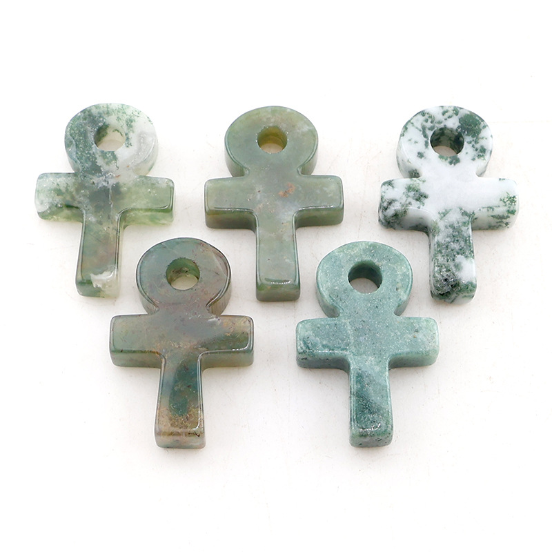 Liontin Salib Ankh Batu Akik W - Jewelry Making Michaels ulasan dan harga