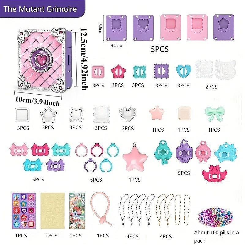 Kit Pembuat Stiker 3D DIY Mesi - Jewelry Making Kits For Girls ulasan dan harga