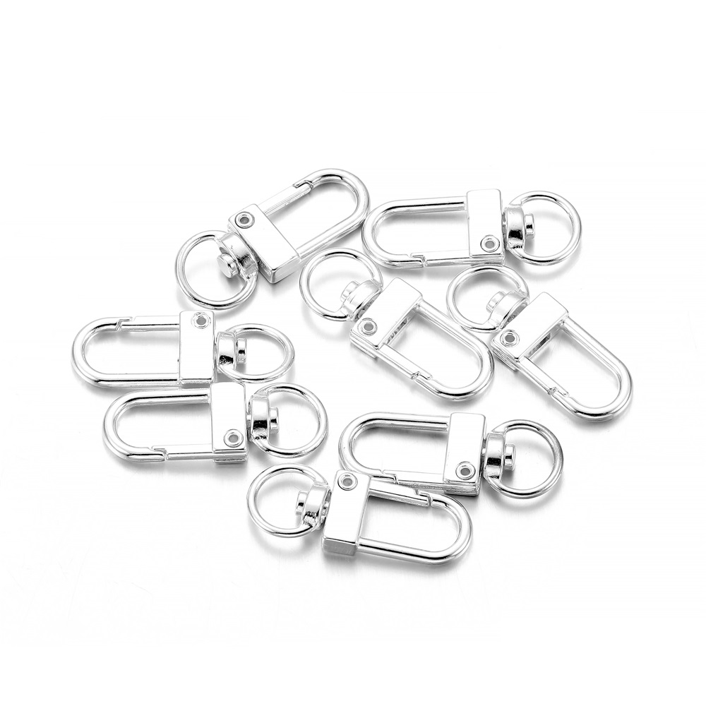 10pcs/pak Pengait Lobster Puta - Jewelry Making Hardware ulasan dan harga