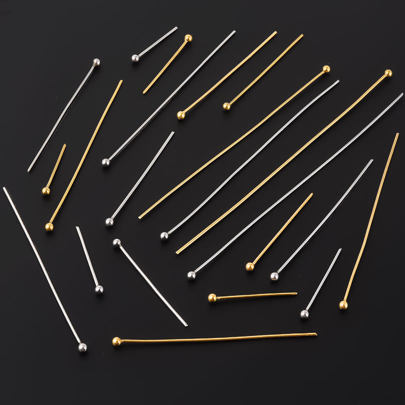 50 Buah/Lot Pin Kepala Bola Be - Jewelry Making Drill ulasan dan harga