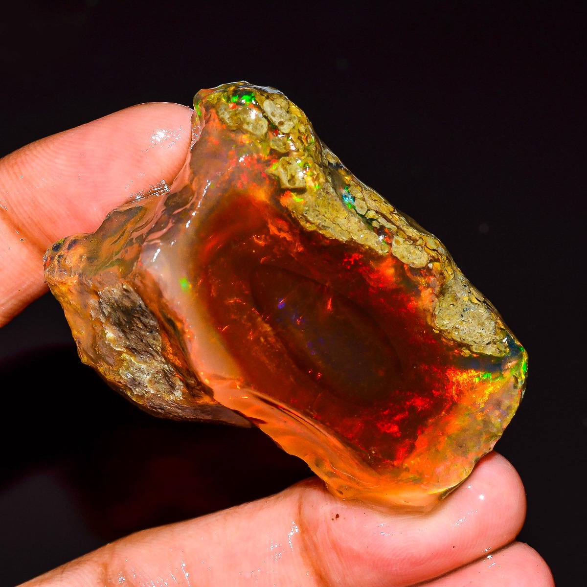 25-80CT Batu Opal Etiopia Alam - Jewelry Making Raw Materials ulasan dan harga