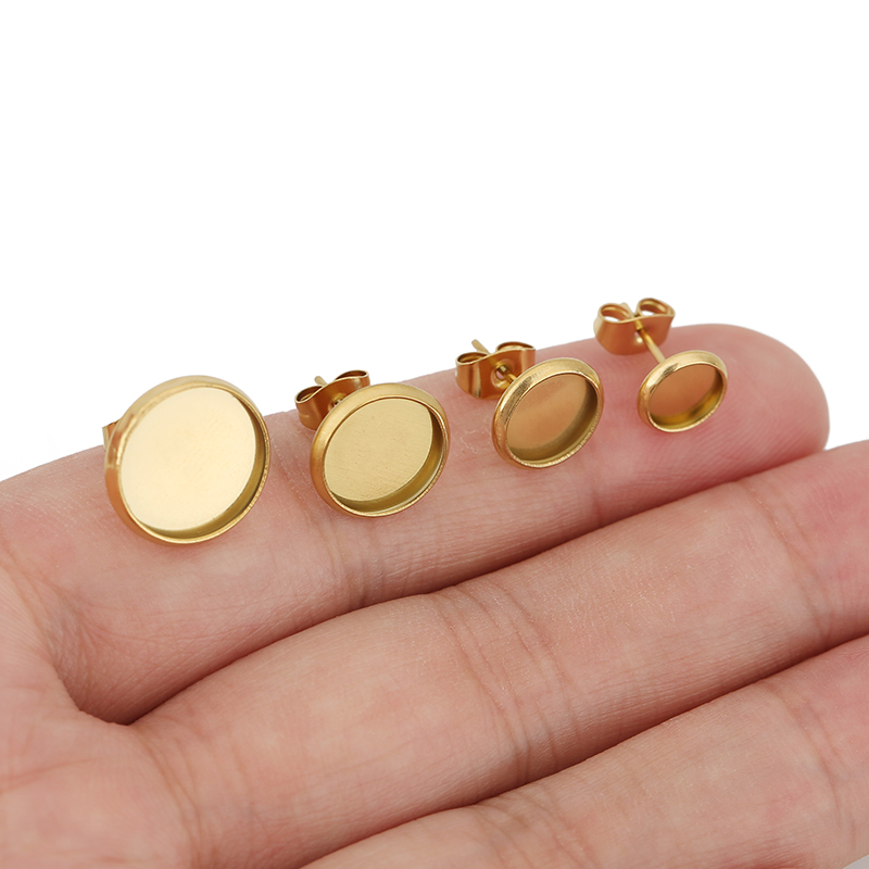 20 Buah PVD Anting Kancing Baj - Jewelry Making Soldering Kit ulasan dan harga
