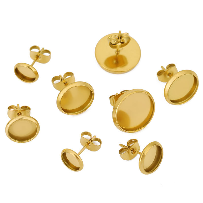 20 Buah PVD Anting Kancing Baj - Jewelry Making Soldering Kit ulasan dan harga