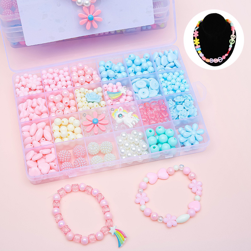 Set manik-manik anak perempuan - Jewelry Making Kits For Girls ulasan dan harga
