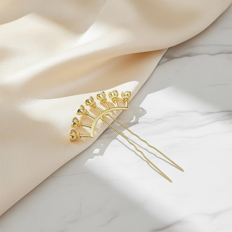 Pin Rambut Lengkung dari Logam - Jewelry Making Bead ulasan dan harga