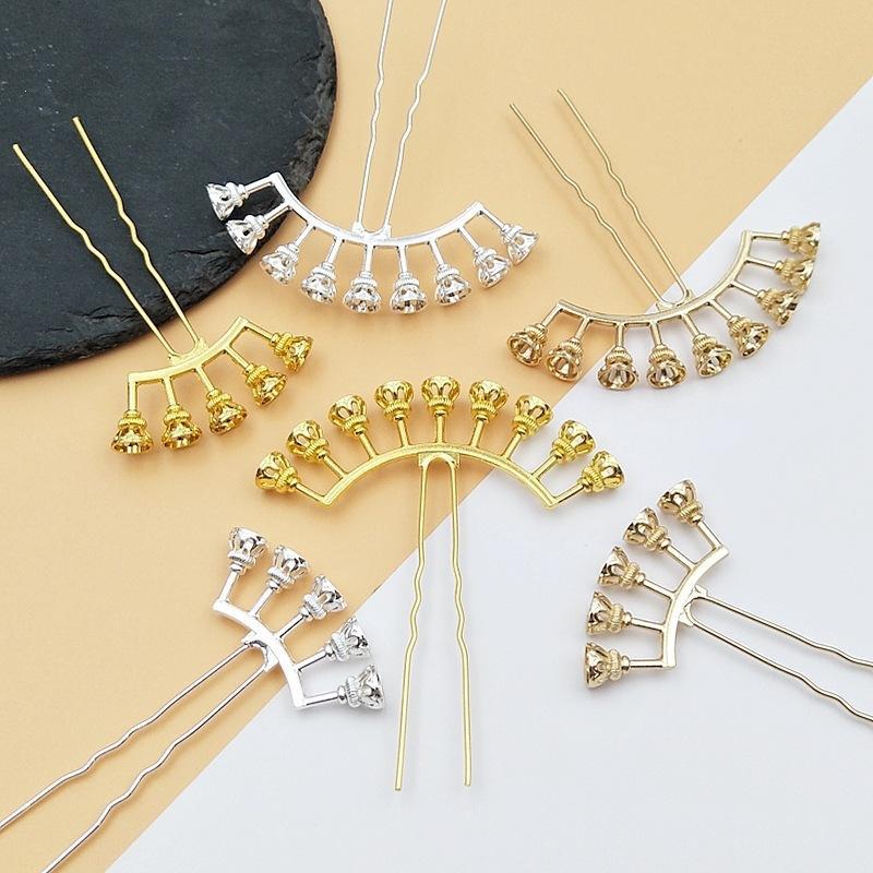 Pin Rambut Lengkung dari Logam - Jewelry Making Bead ulasan dan harga