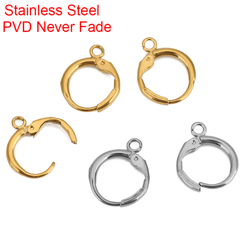 10 Buah Kait Anting Baja Tahan - Jewelry Making Hardware ulasan dan harga