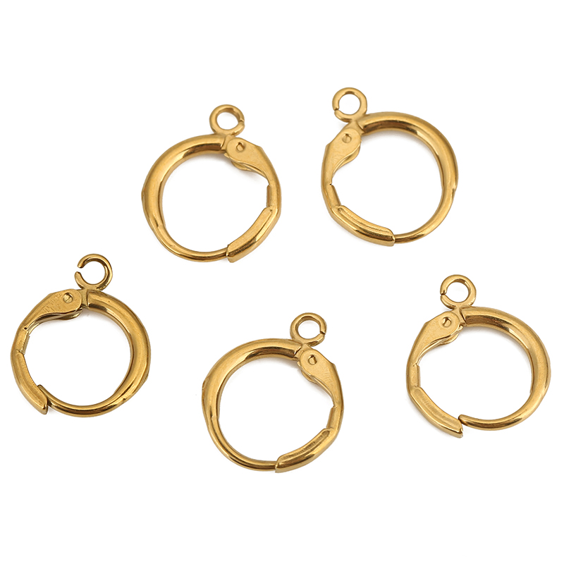 10 Buah Kait Anting Baja Tahan - Jewelry Making Hardware ulasan dan harga