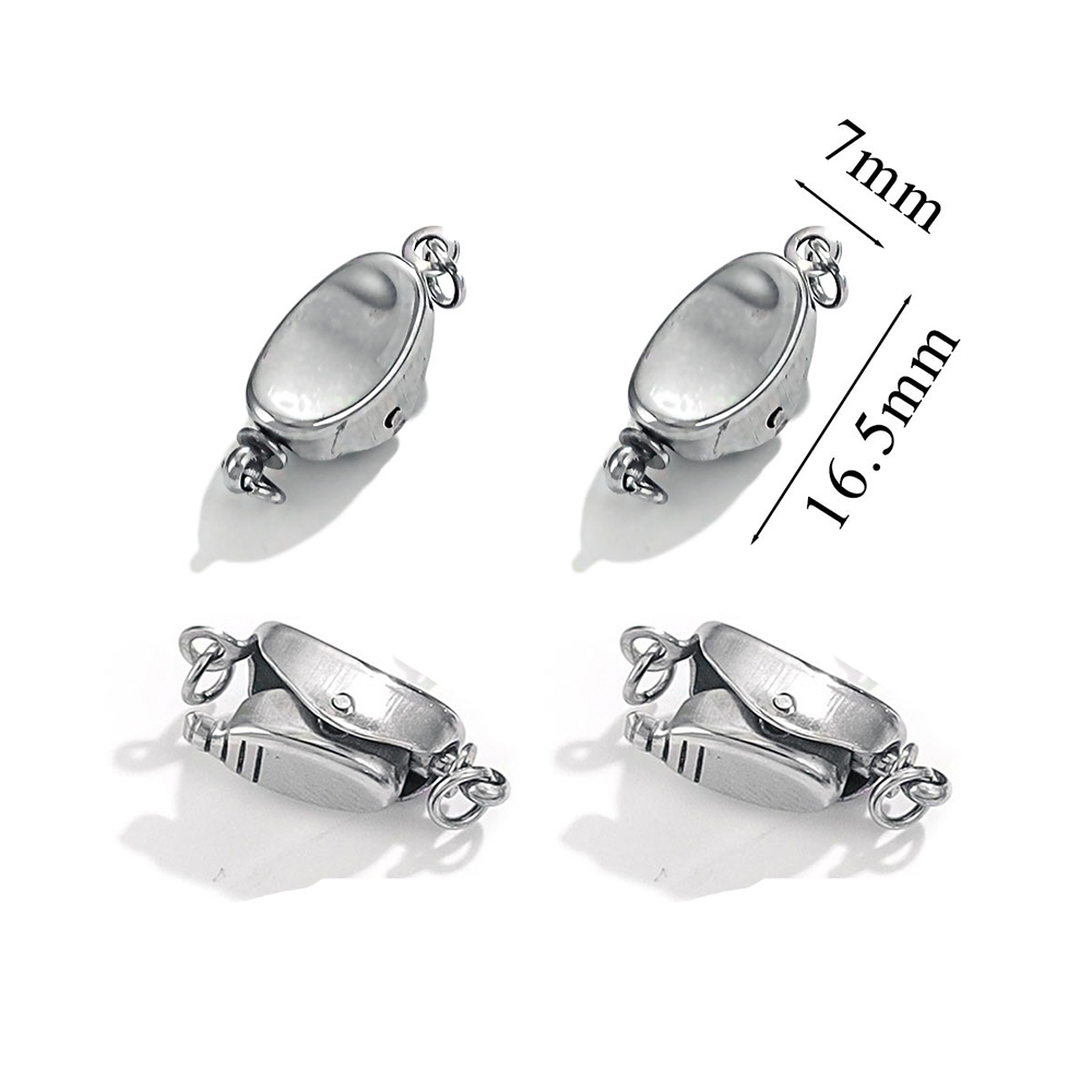 5 Buah Gesper Kalung Baja Tita - Jewelry Making Bead ulasan dan harga