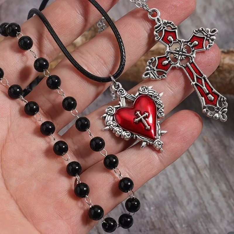 Kalung Punk Gothic Y2K Multi L - Jewelry Making Kits For Girls ulasan dan harga
