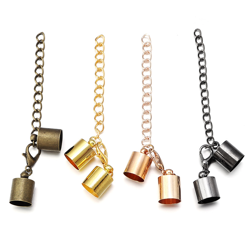 10Set Penutup Ujung Tali Kulit - Jewelry Making Hardware ulasan dan harga