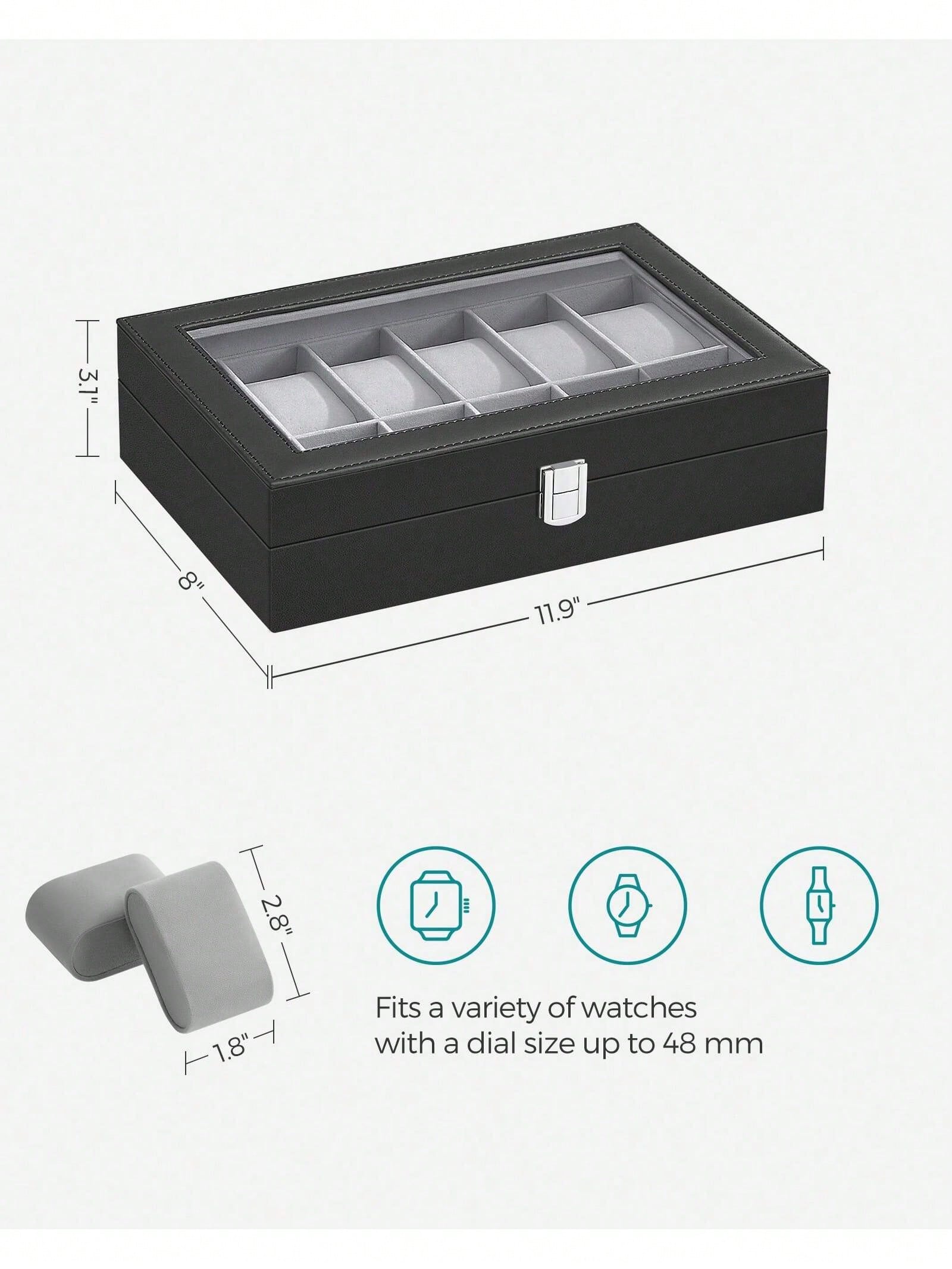 Kotak Jam Tangan 12 Slot yang  - Jewelry Making Organizer Box ulasan dan harga