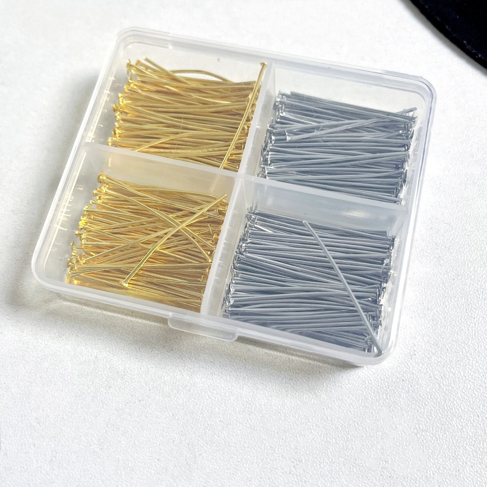 400 Buah Pin Kepala Besi Campu - Jewelry Making Organizer Box ulasan dan harga