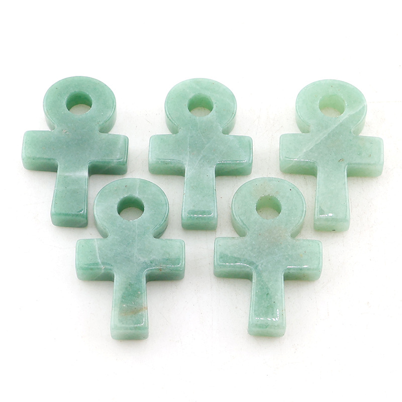 Liontin Salib Ankh Aventurine  - Jewelry Making Michaels ulasan dan harga