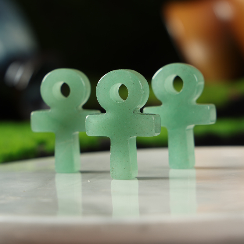 Liontin Salib Ankh Aventurine  - Jewelry Making Michaels ulasan dan harga