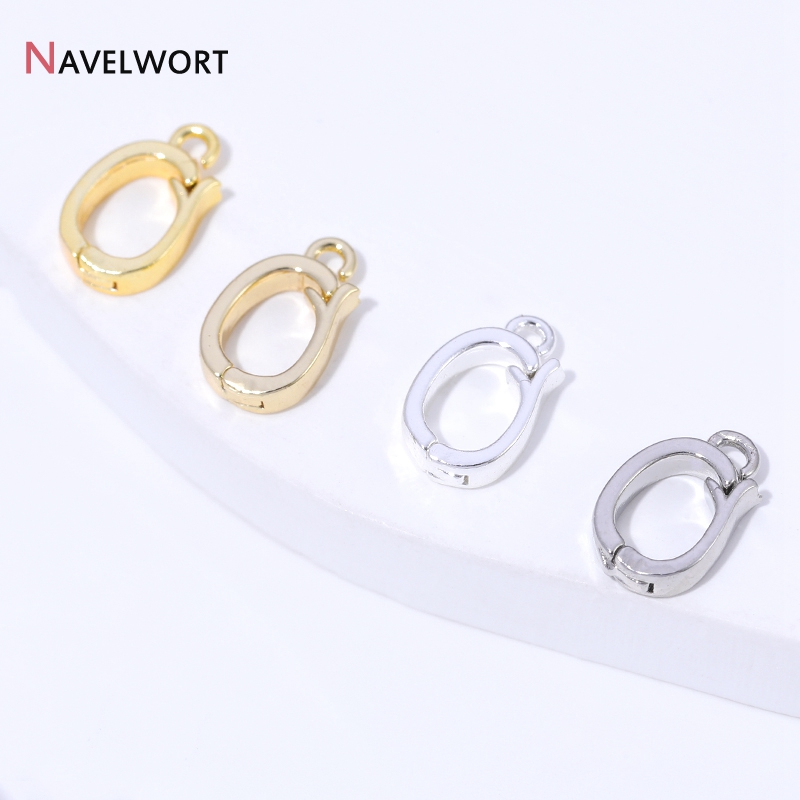 Penutup Kalung Berengsel Logam - Jewelry Making Hardware ulasan dan harga