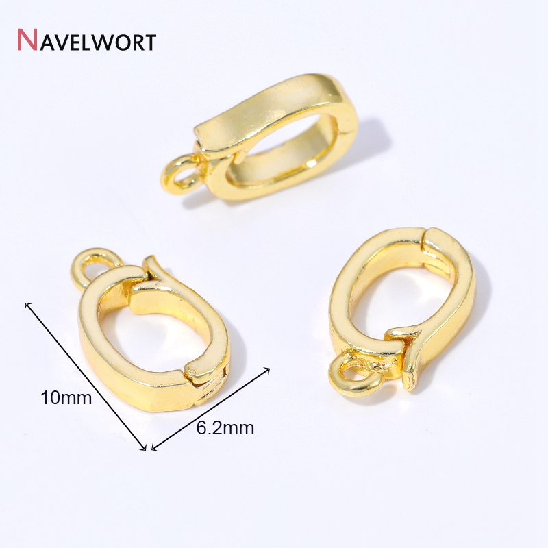 Penutup Kalung Berengsel Logam - Jewelry Making Hardware ulasan dan harga