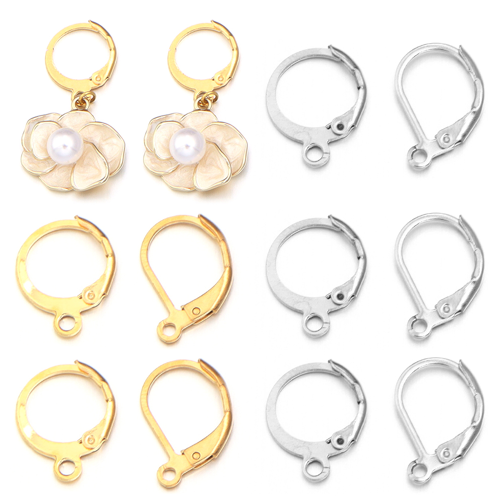 20 Buah/Lot Kait Telinga Baja  - Jewelry Making Hardware ulasan dan harga