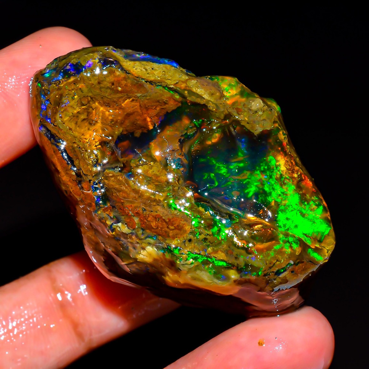AAA+ Opal Welo Ethiopia 25-80C - Jewelry Making Raw Materials ulasan dan harga