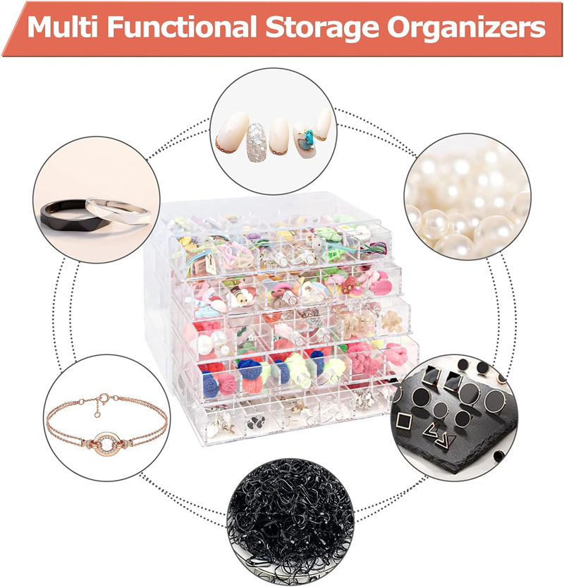 Kotak penyimpanan perhiasan tr - Jewelry Making Organizer Box ulasan dan harga