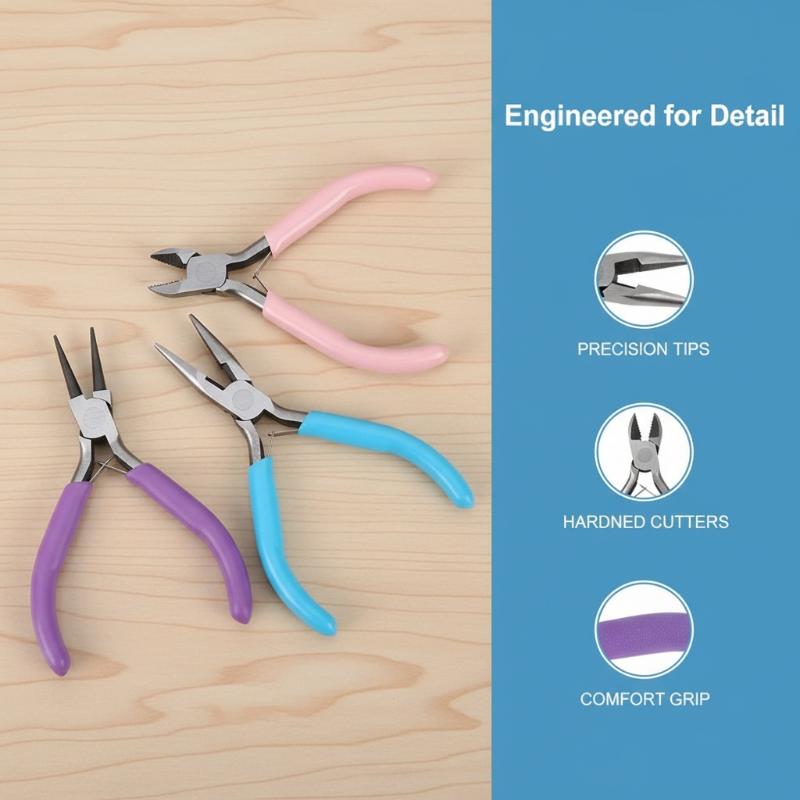 Alat Pembuat Perhiasan Set Tan - Jewelry Plier Set ulasan dan harga