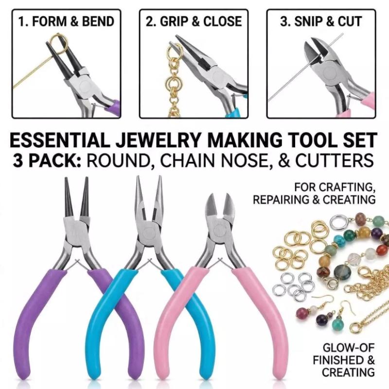 Alat Pembuat Perhiasan Set Tan - Jewelry Plier Set ulasan dan harga