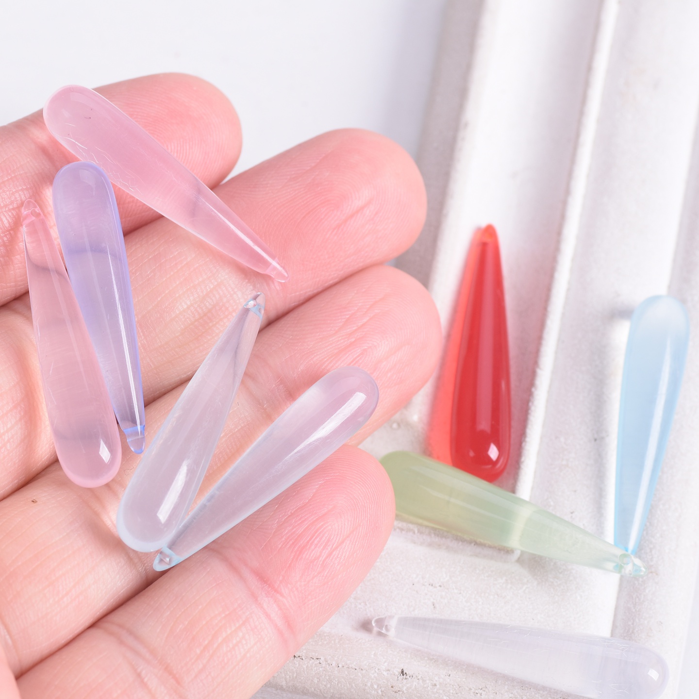 10pcs Liontin Resin Plastik Be - Jewelry Making Drill ulasan dan harga