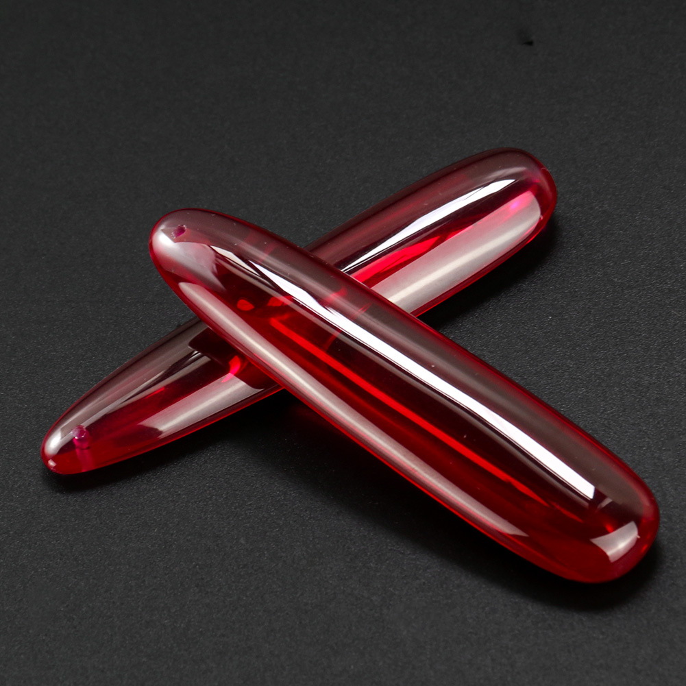 1 Buah Korundum Merah Sintetis - Jewelry Making Raw Materials ulasan dan harga