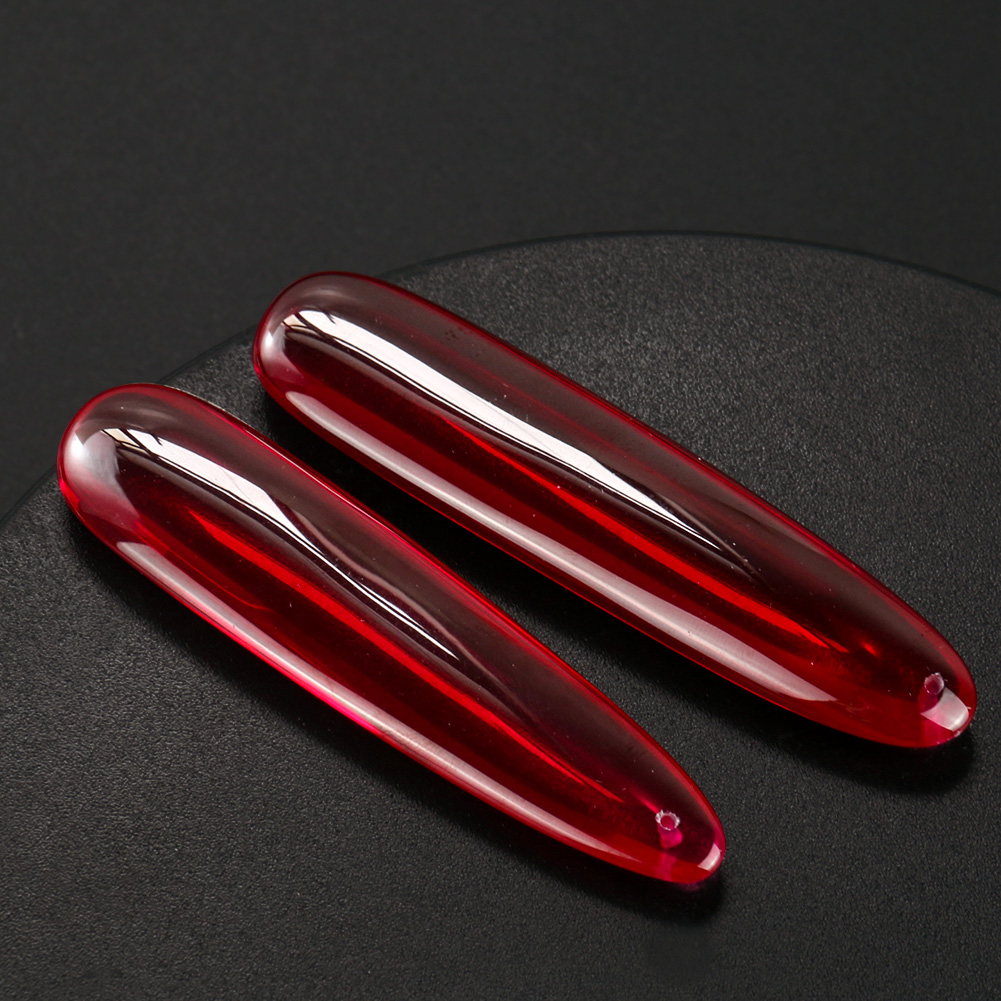 1 Buah Korundum Merah Sintetis - Jewelry Making Raw Materials ulasan dan harga
