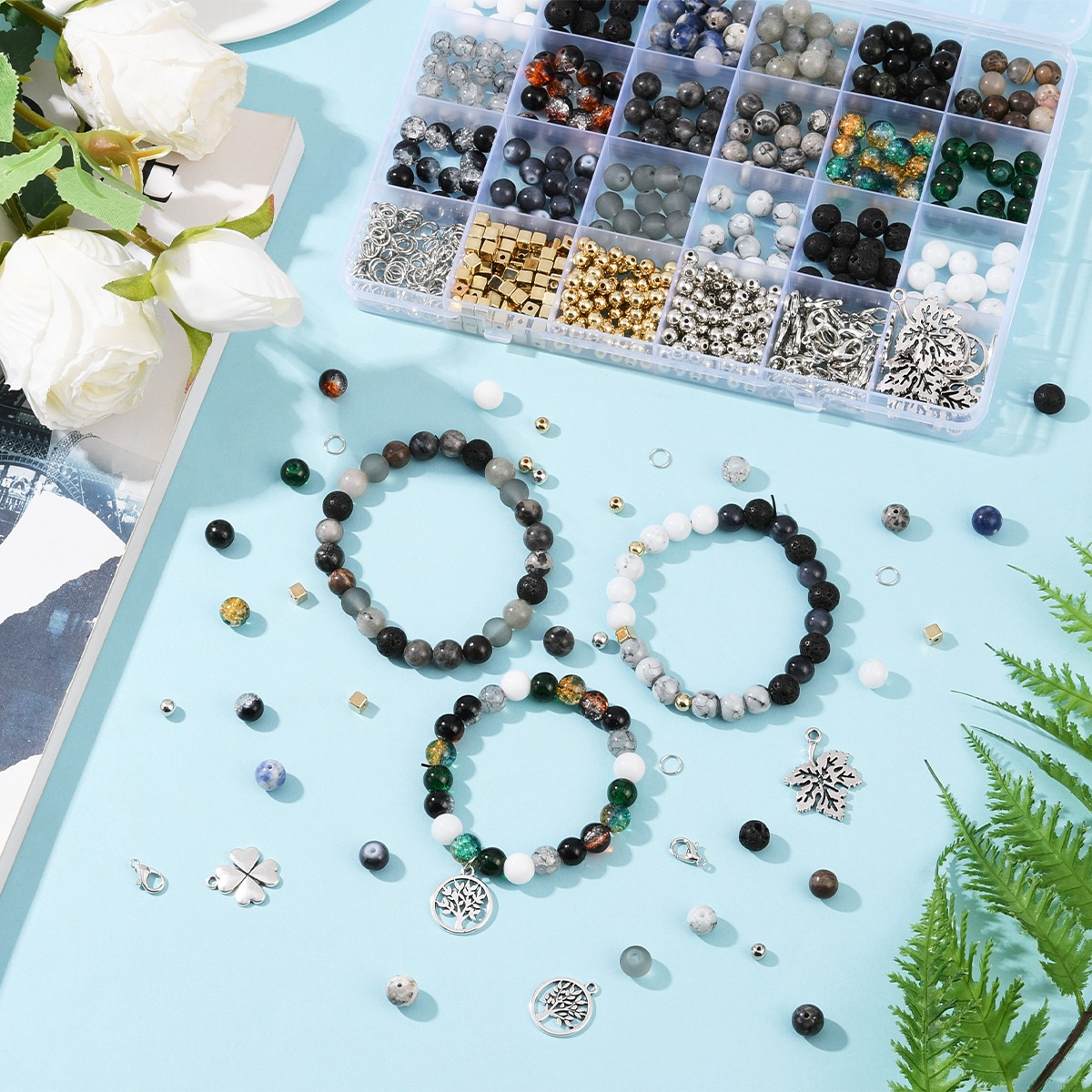 Batu Alam Batu Permata Pembuat - Jewelry Making Kits For Girls ulasan dan harga