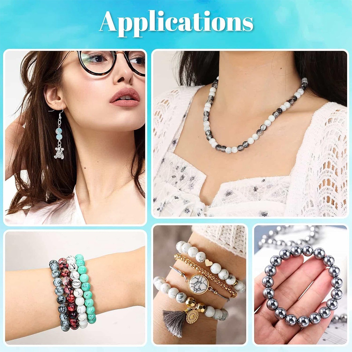 Batu Alam Batu Permata Pembuat - Jewelry Making Kits For Girls ulasan dan harga