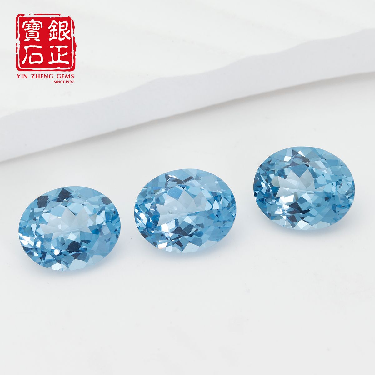 Akuamarin Oval Bentuk Lab-Grow - Jewelry Making Process ulasan dan harga