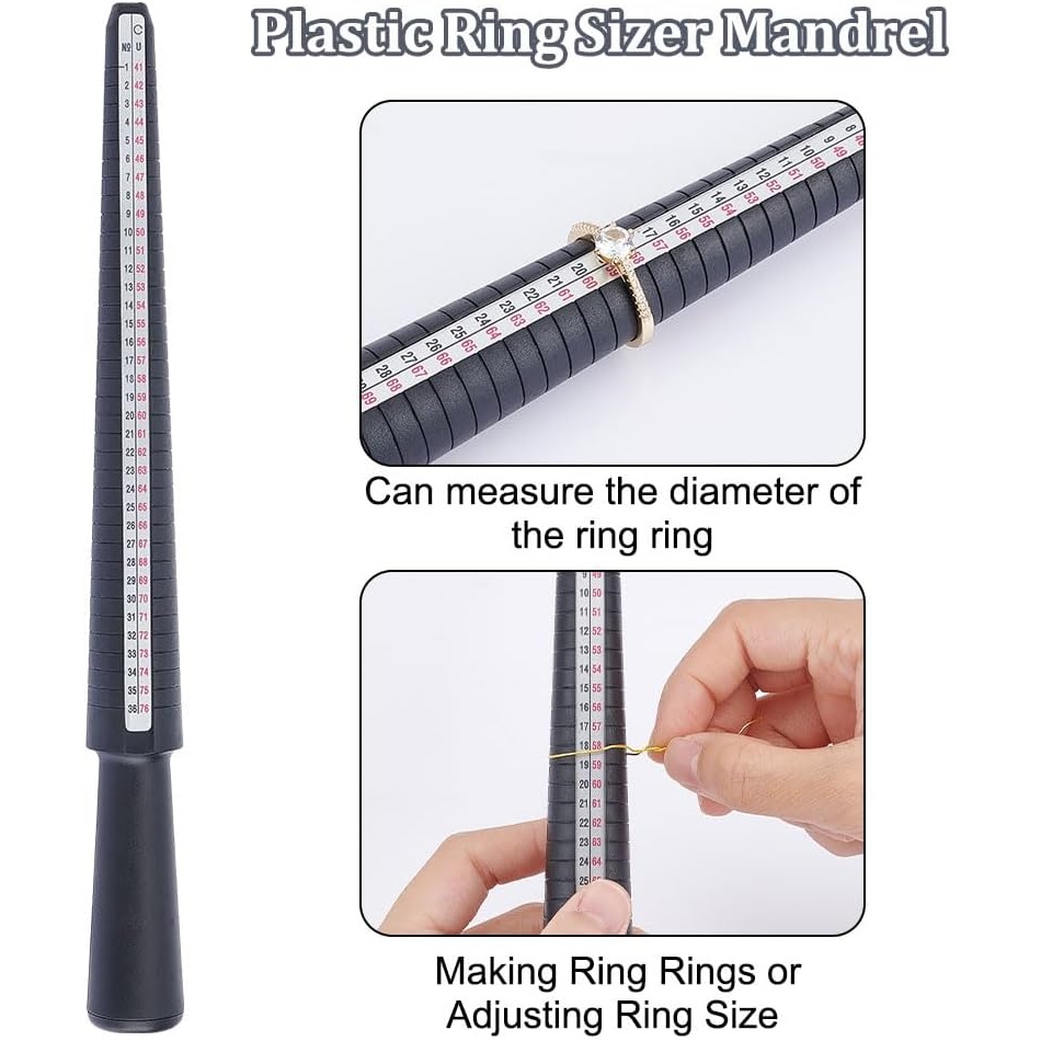 Alat Ukur Cincin Plastik Profe - Jewelry Making Uk ulasan dan harga